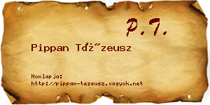 Pippan Tézeusz névjegykártya